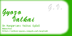 gyozo valkai business card